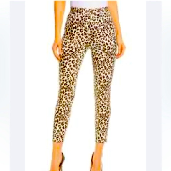 FRAME ALI LEOPARD HIGH RISE CIGARETTE JEANS SIZE 28 - Picture 2 of 8